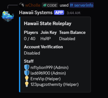 ERLC API Connection