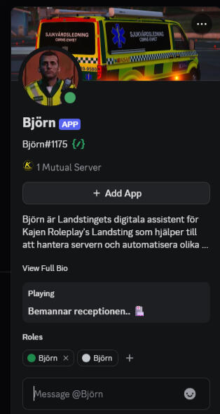 Bot Profile