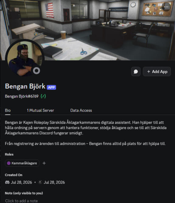 Bot Profile